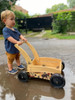 Carrito De Empuje Caminador Fanga Madera - Bebes Animales 1
