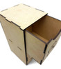 Cajita De Te 2 Divisiones X 10 Uni. - Mdf / Fibrofacil 3mm. 2