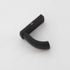 Accesorio Gancho Toallero Para Baño Moderno Negro Mate 6