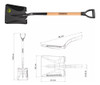 Kit Huerta Pala+ Escardillo+ Azada + Horquilla Tramontina Ki 2