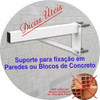 03 Suportes Pia Branco Granito Parafusar Grapa Robusto 50 Cm 6