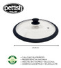 Tapa Olla 20cm Vidrio Borde Silicona Pettish Online Cg 1