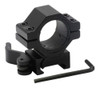 Anilla Qd Tubo Mira Linterna Laser Adaptador Riel Picatinny 0