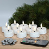 Girimax Juego De 10 Velas Votivas Led Sin Llama De Cera Real 0