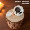Girimax Juego De 10 Velas Votivas Led Sin Llama De Cera Real 1