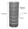 Tejido Malla Electrosoldada Galvanizada Rollo 25 Mts X 1.50 2