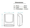 Dispensador De Papel Toalla Intercalada 1