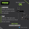 Micrófono Corbatero Shure Cvl Centraverse Condensador Taf4 2
