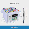 Marcadores Doble Punta Fibra Resaltador Profesional X 80 ! 2