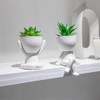 Veny Taya 2 Pcs Plantas Artificiales Únicas Suculentas Decor 2