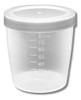 10 Coletor Universal 80 Ml Pote Não Estéril C/tampa E Pá 1