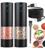 Molinillos De Sal Y Pimienta Eléctricos Usb Recargables 0