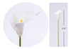 Foraineam Flores Artificiales Calla Lirio Novia Ramo De Boda 1