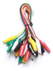 Juego De 10 Cables De Prueba Multicolor Con Pinzas Cocodrilo 1