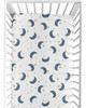 Sábana Ajustable Para Cuna Sweet Jojo Designs Moon And Star 0