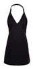 Delantal De Chef De Cocina Negro Unisex Con Cuello En V Corr 0