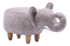 Banqueta Infantil Elefante Con Colmillos Con Pies De Madera 0 Banqueta Infantil Elefante Con Colmillos Con Pies De Madera 0