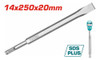 Corta Fierro Sds Plus 14x250mm Total Tac15121411 Elsue 2