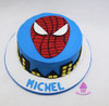 Torta Spiderman Azul - El Hombre Araña - Mesa Dulce Tematica 0