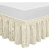 Qsy Home Envoltura Alrededor De Faldas De Cama Con Ojales El 0 Qsy Home Envoltura Alrededor De Faldas De Cama Con Ojales El 0