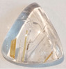 Mineral Cabuchon Cuarzo Cristal De Roca Rutilado Rutilo 18mm 1