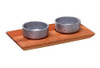 Set De Base De Madera Para 2 Dips + 2 Dips 0