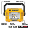 Luz De Trabajo Compacta Dewalt Dcl077b 12v / 20v Max, Solo H 1