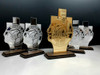 Trofeo Espejado De 17,5 Cm Base De Madera Personalizado 5