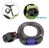 Bicicleta Moto Combinación Cable Candado Anti Ladrón Segurid 2