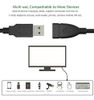 Saitech It Paquete De 5 Cables De Extensión Usb 2.0 De De A 3