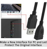 Saitech It Paquete De 5 Cables De Extensión Usb 2.0 De De A 4