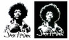 Pack X 2 Plantillas Stencil Jimi Hendrix  Y Personalizados 0