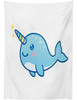 Narwhal Mantel Por Ambesonne Dibujo De Dibujos Animados Esti 1
