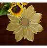 Mantel De Mesa Granddeco Girasol, Tapete De Mesa Bordado Bor 1