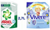 Jabón Liquido Para La Ropa Ariel + Suavizante Vivere 0 Jabón Liquido Para La Ropa Ariel + Suavizante Vivere 0