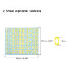 Stikers Numeros Dorados 3d 9mm 2 Hojas 1