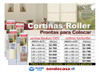 Cortinas Roller Blackout 1,40x2,20m Lino Listas Para Colocar 4
