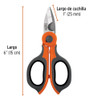 Tijera Para Electricista 15cm Con Funda Truper Expert 2