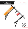 Kit Barra Fixa 65cm Pegada Neutra + Paralela + Kit Parafusos 2