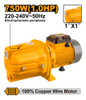 Bomba Agua 750w 1hp Jet Autocebante 55l/min Ingco Jp07508 1