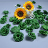 Flores De Cabeza De Rosa De Flor Eterna Con Tallo, 50 Flores 4