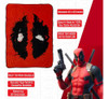 Marvel Deadpool Face Fleece Fleece Manta Más Suave | Medidas 1