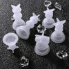 Molde Silicona Piezas De Ajedrez Ideal Epoxi. Tpr 3