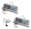 2 X 44 Llave Infrarrojo Remoto + 12v Control Receptor De Ir 0