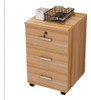 Mueble 3 Cajones Cerradura Oficina Mesa De Luz Con Ruedas 1