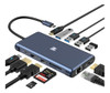 Adaptador Hub Tiergrade Usbc 12 En 1 2x 4k Hdmi Display 100w 0
