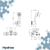 Duchador Monocomando Hydros Shift 1705311 Griferia Exterior 1