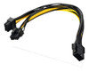 1pcs (6 + 2pin) Gráficos Tarjeta De Video Power Cable Pci-e 0