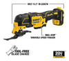 Multiherramienta Oscilante Inalámbrica Sin Escobillas Dewalt 1