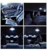 7pcs Juego De Cool Blanco Interior Led Bombillas Paquete Par 3